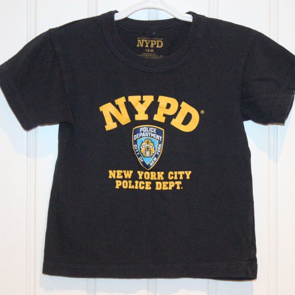 4/$20 🏷 NYPD Kids Tshirt Size 18m - Picture 2 of 2